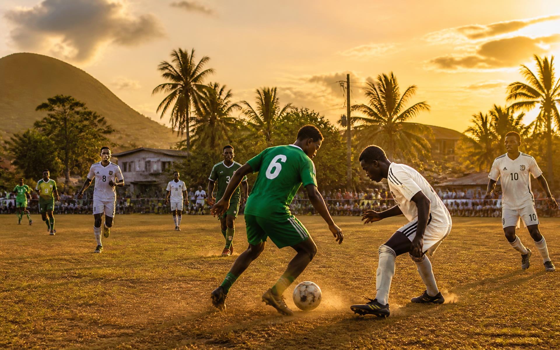 Joueurs du Siroco sur le terrain